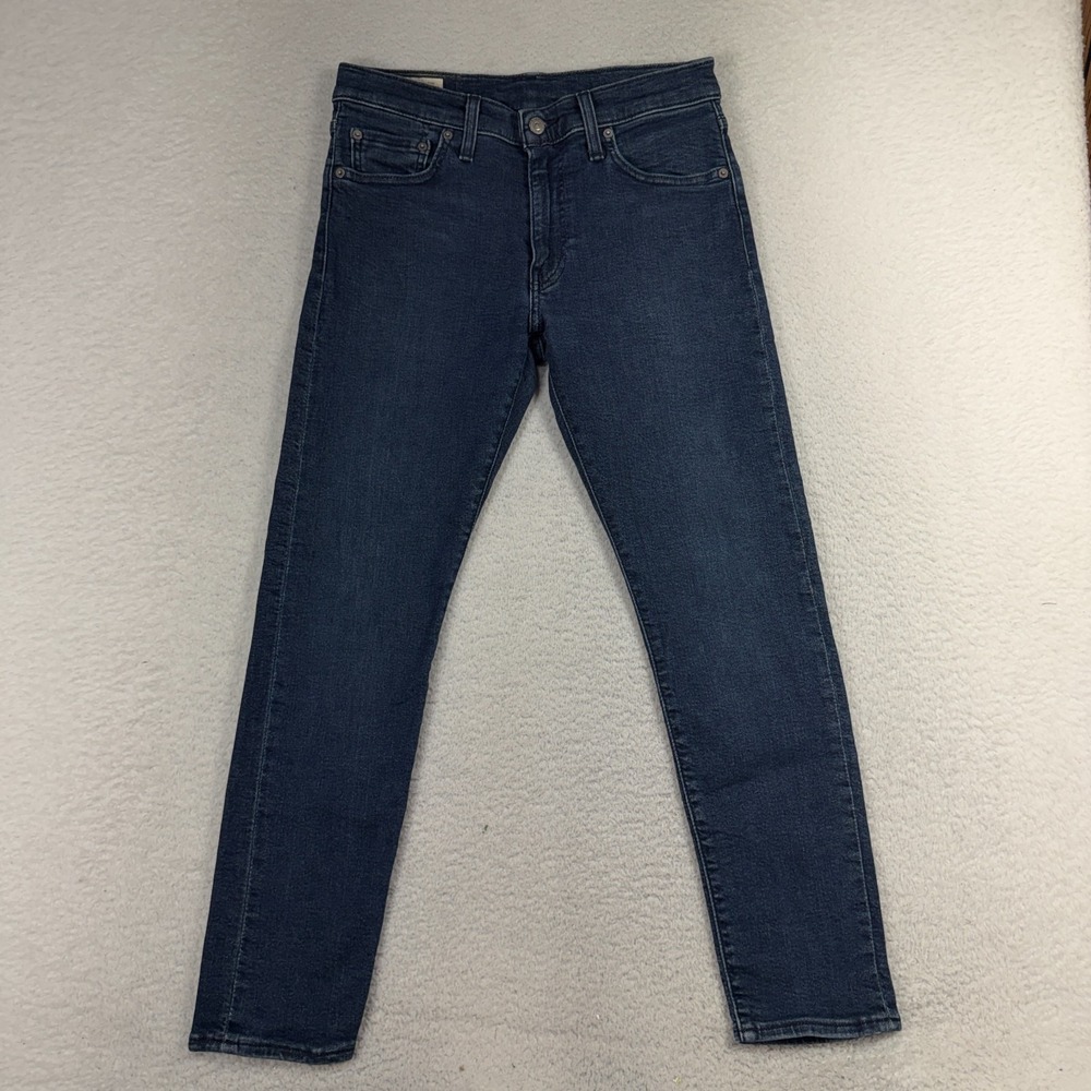 Levi's Premium 512 Mens Jeans 30x30 (30x27) Slim Tapered Dark Stretch Denim